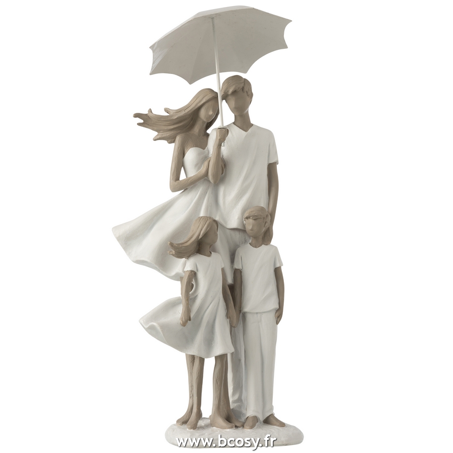 Décoration de voiture moderne 4 pièces jolies figurines parapluie