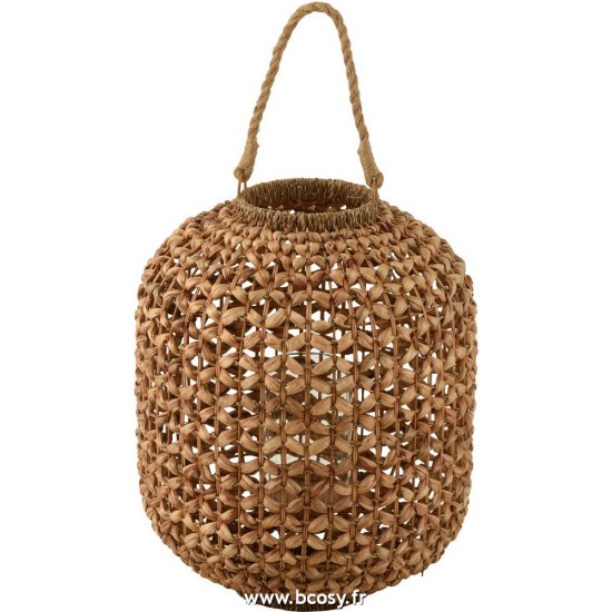 J Line Lanterne Lena Jacinthe D'Eau Naturel Medium 44 Jline 1043 by Jolipa 1043