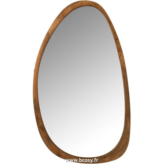 J-Line J Line miroirs Jolipa Miroir Vince Irregulier Bois De Manguier Marron.