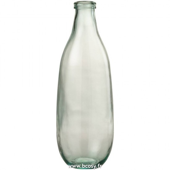 J-Line vases Jolipa J Line Jline Vase Bouteille Verre Transparent