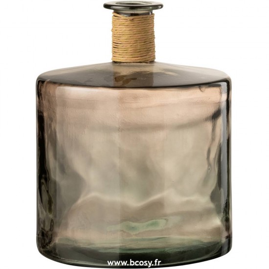 J-Line vases Jolipa J Line Jline Vase Safari Large Marron Clair Large