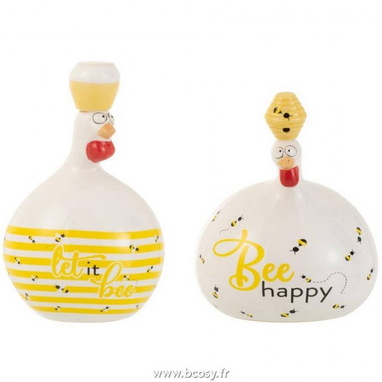 J-line 12557 Jolipa JLine figurines poules chats j line