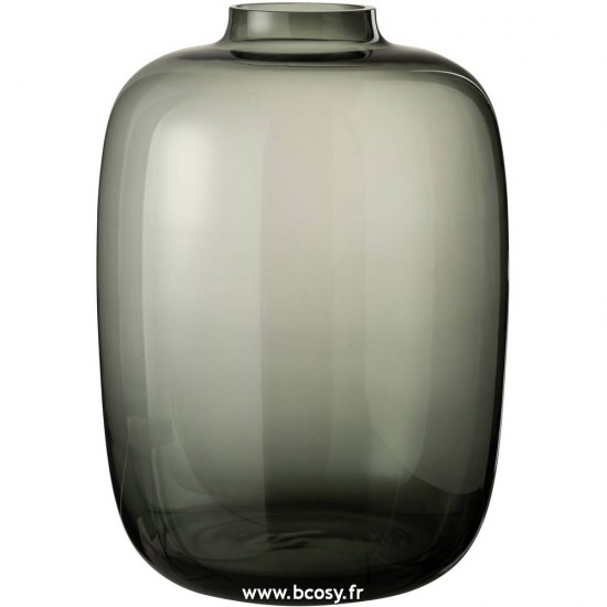 J-Line vases Jolipa J Line Jline Vase Cleo Verre Gris Large