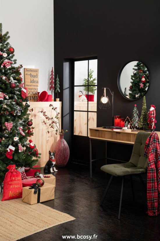 Jolipa J Line Jline Miroir Rond Bord Haut Metal Verre Noir Small