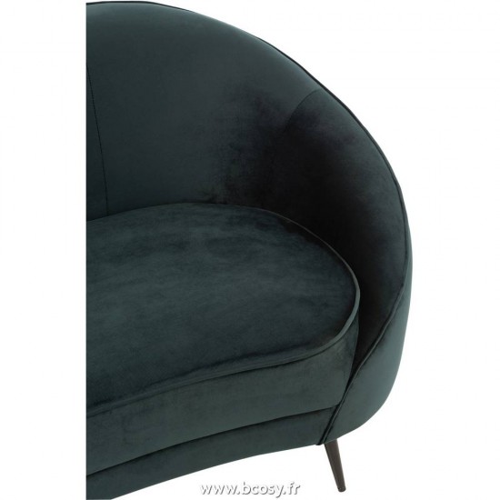 J-Line Sofa Elisabeth Textil/Metal Verde