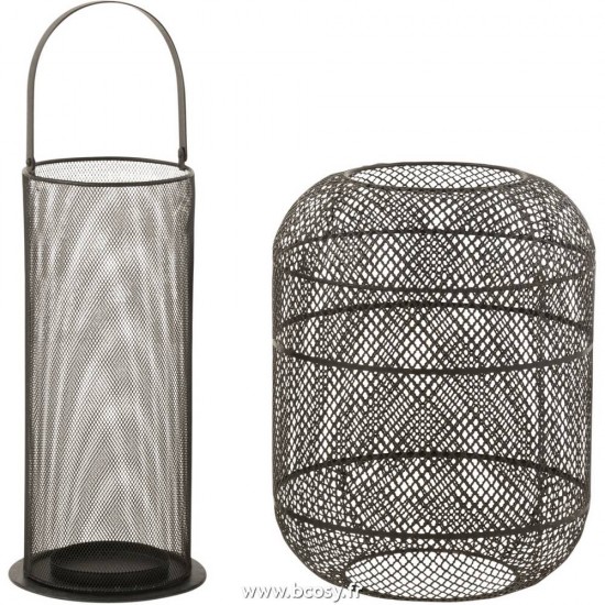 Jolipa J Line Jline Lanterne Donny Metal Noir