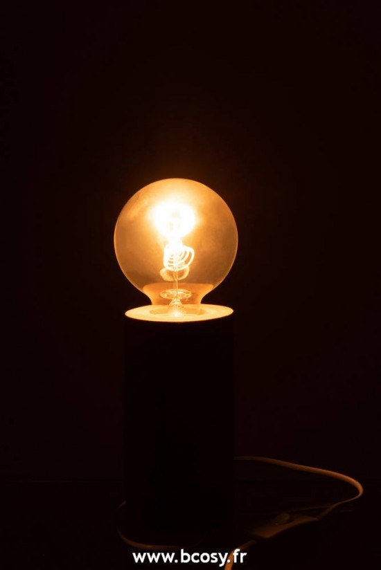 J-Line Éclairage Armatures Luminaires D'intérieur Pieds De Lampe Avec Abat Jour Lampes De Table Jolipa J Line Jline Soquet Silas Haut Bois De Berangan Naturel