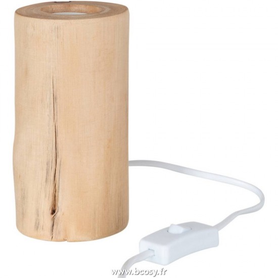 J Line Soquet Silas Haut Bois De Berangan Naturel L10xB10xH16 cm Jline 15562 by Jolipa 15562