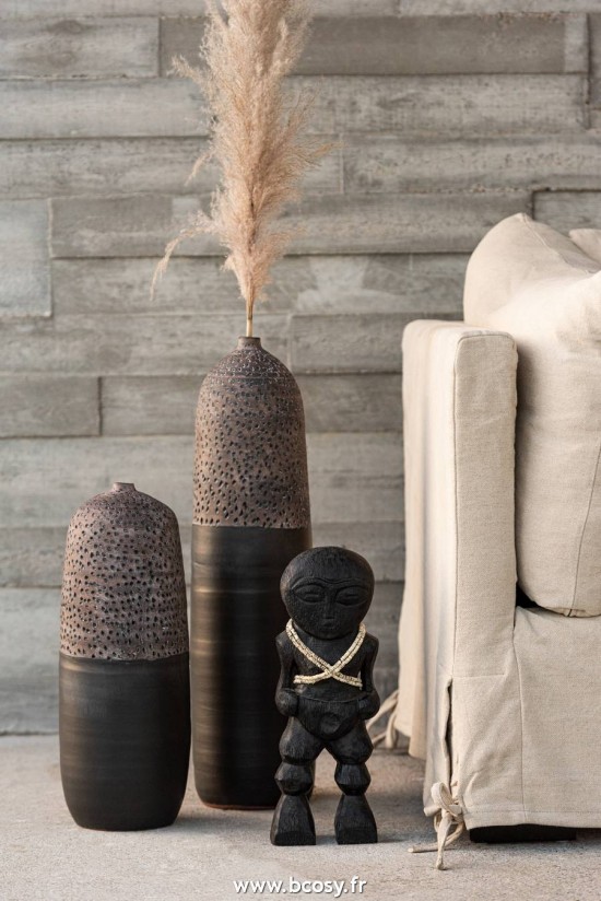 Jolipa J Line Jline Personnage Takwimu Bois De Manguier Noir Small