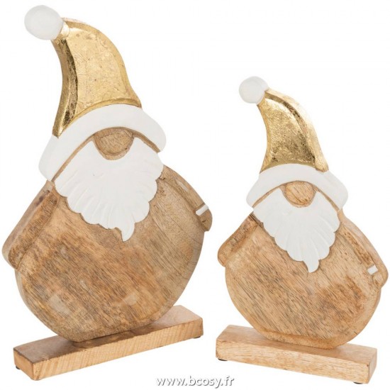 J-line 15867 Jolipa JLine figurines pere noel ou bonhomme de neige