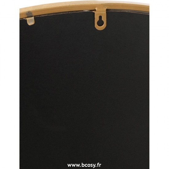 J-Line miroirs Jolipa J Line Jline Miroir Mona Rond Metal Verre Or Large