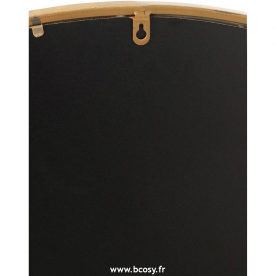 Jolipa J Line Jline Miroir Mona Rond Metal Verre Or Extra Large