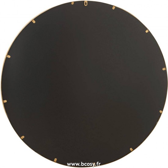 Jolipa J Line Jline Miroir Aurora Rond Metal Verre Or Medium