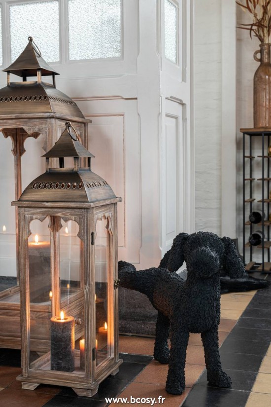 Jolipa J Line Jline Chien Max Resine Noir Assortiment De 2