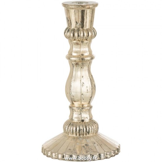 J Line Chandelier Oriental Verre Argent Large L12xB12xH23 cm Jline 16857 by Jolipa 16857