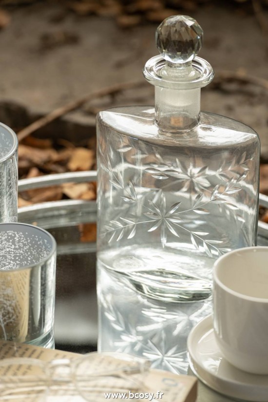 Jolipa J Line Jline Carafe Ovale Verre Transparent