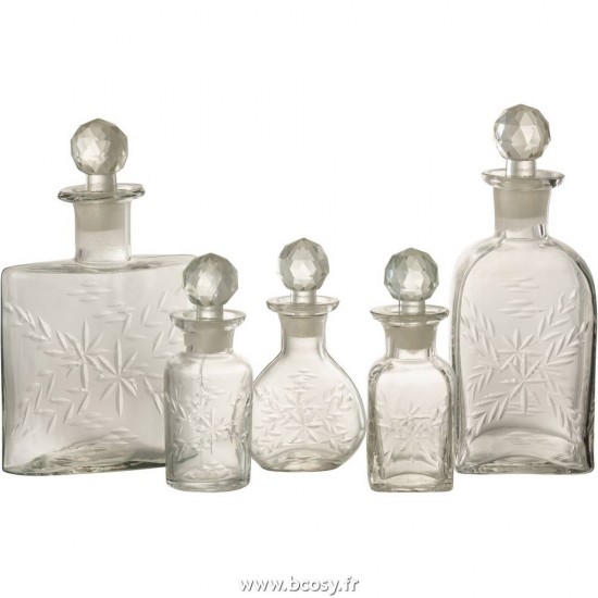 J-Line carafes a decanter Jolipa J Line Jline Carafe Carre Verre Transparent