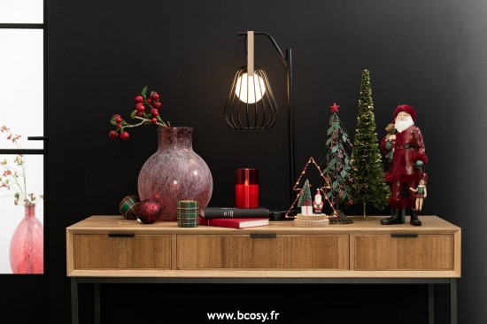 Jolipa J Line Jline Branche Baies Fines Plastique Rouge Vert Small