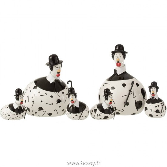 J-line 17585 Jolipa JLine figurines poules chats j line