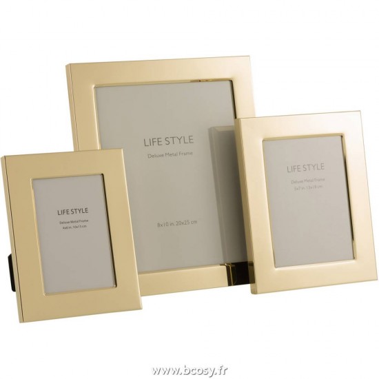 J-Line cadre cadres photo Jolipa J Line Jline Cadre Photo Bord Large 20X25 Metal Or Large