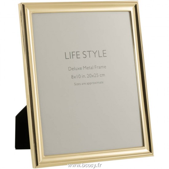 J Line Cadre Photo Classique 20X25 Metal Or Large L14xH28 cm Jline 17663 by Jolipa 17663