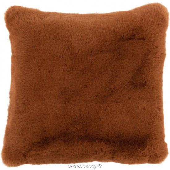 J-Line J Line coussins Jolipa Coussin Cutie Polyester Sienna Marron.