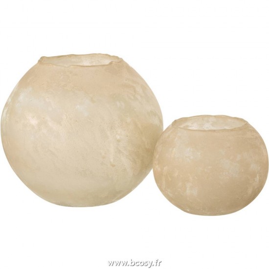 Jolipa J Line Jline Vase Soda Rond Verre Or Large