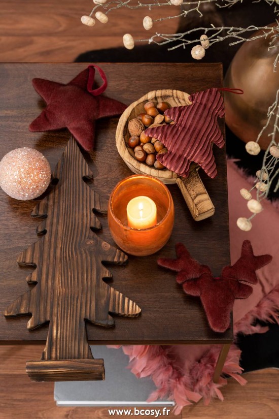 Jolipa J Line Jline Sapin De Noel Sur Pied Bois Marron Large