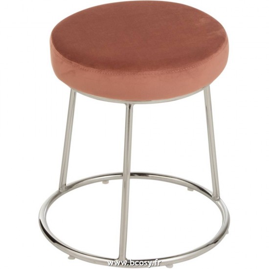 J Line Assise Pour Support Textile Rose Antique L34xB34xH8 cm Jline 19528 by Jolipa 19528