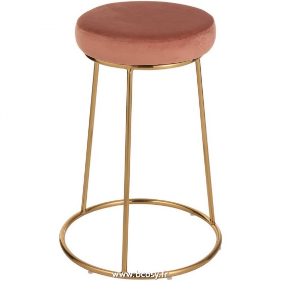 J-Line assise pour support J Line Assise Pour Support Textile Rose Antique