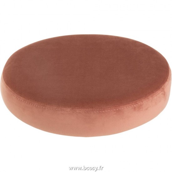 J Line Assise Pour Support Textile Rose Antique L34xB34xH8 cm Jline 19528 by Jolipa 19528