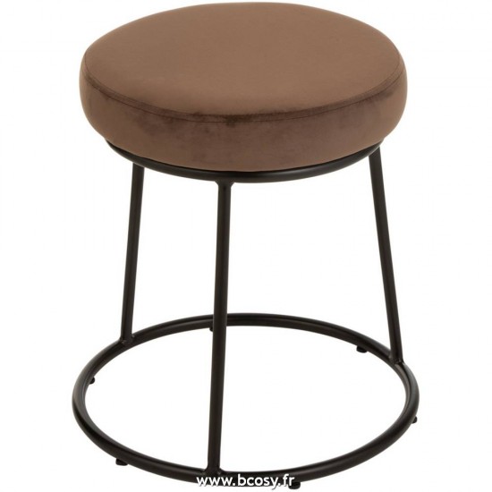 J-Line Seduta Per Supporto Tessuto Marrone