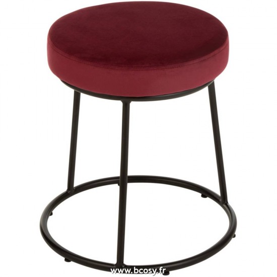 J-Line Seduta Per Supporto Tessuto Rosso