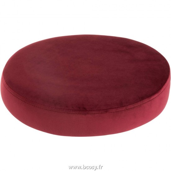 J Line Assise Pour Support Textile Rouge L34xB34xH8 cm Jline 19534 by Jolipa 19534