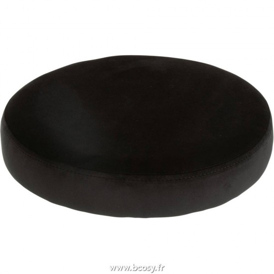 J Line Assise Pour Support Textile Noir L34xB34xH8 cm Jline 19535 by Jolipa 19535