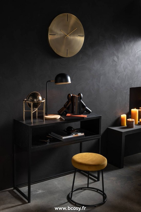 Jolipa J Line Jline Support Bas Tabouret Metal Noir