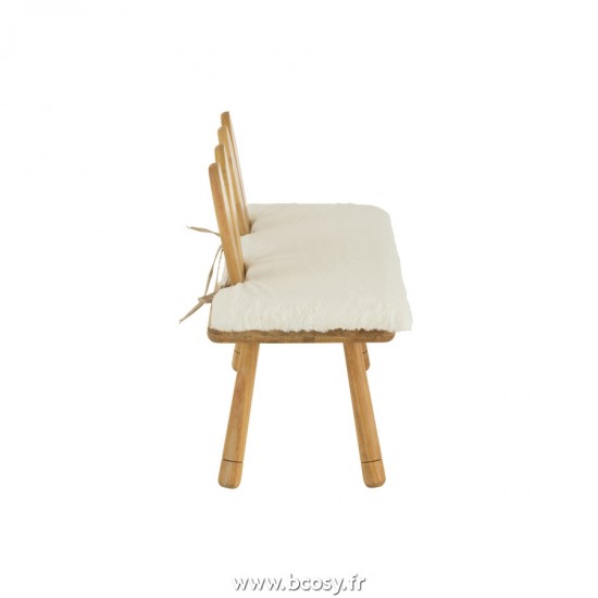J-Line canapés Jolipa J Line Jline Chair Child Ear Bunny 2 People Wood Natural