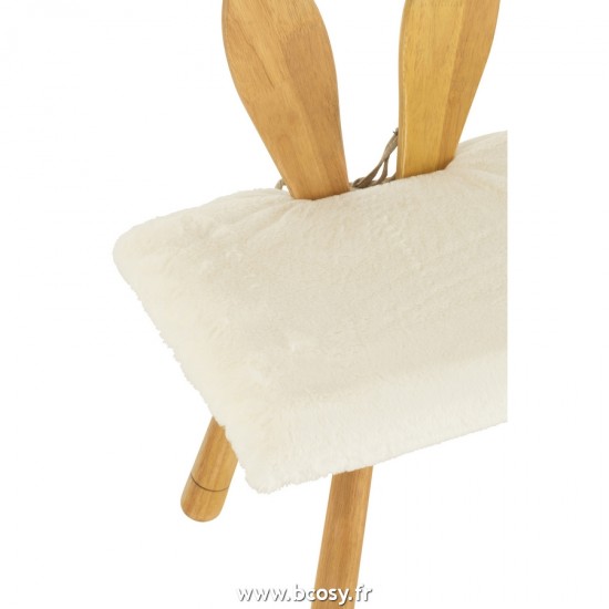 J-Line canapés J Line Chair Child Ear Bunny 2 People Wood Natural