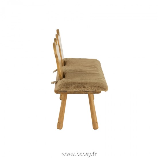 J-Line canapés Jolipa J Line Jline Chair Child Bear 2 People Wood Natural