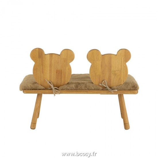 Jolipa J Line Jline Chair Child Bear 2 People Wood Natural