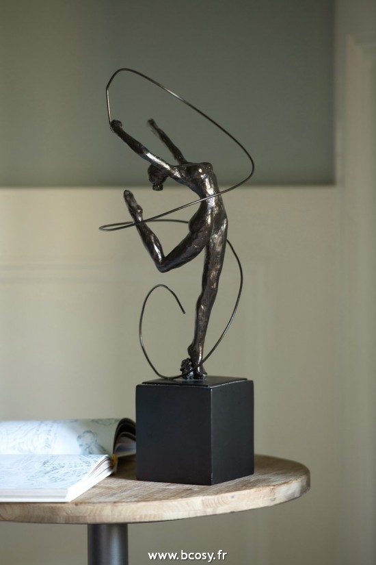 Jolipa J Line Jline Gymnaste Resine Marron Fonce Assortiment De 2