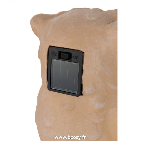 J-Line animal animaux statuettes Jolipa J Line Jline Personnage Solaire Ceramique Terracotta Assortiment De 4