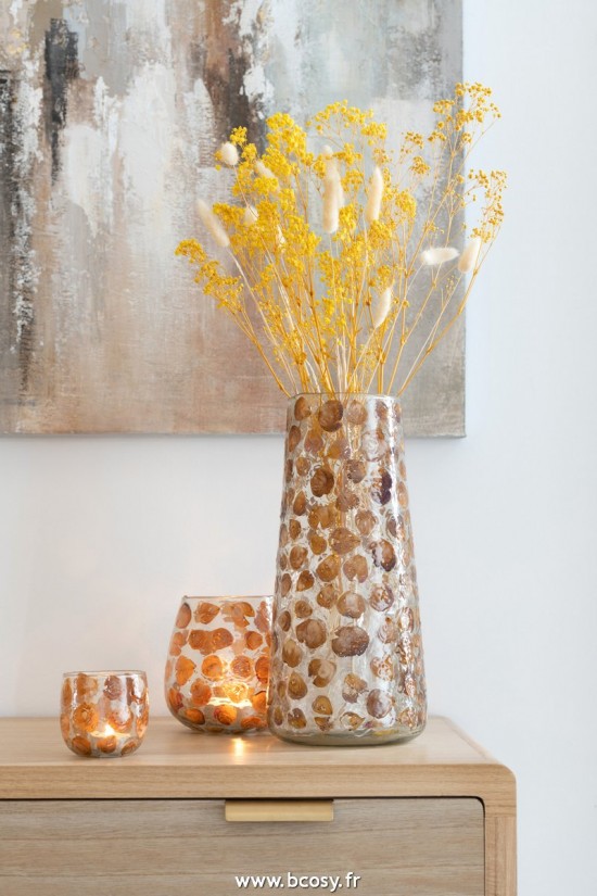 Jolipa J Line Jline Bouquet Gypsophile Seche Jaune