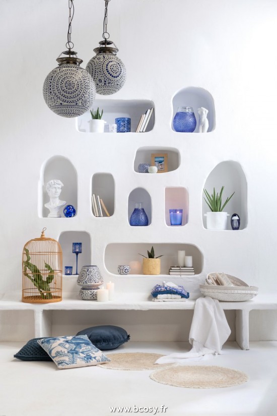 Jolipa J Line Jline Pot Gustave Ciment Blanc Large