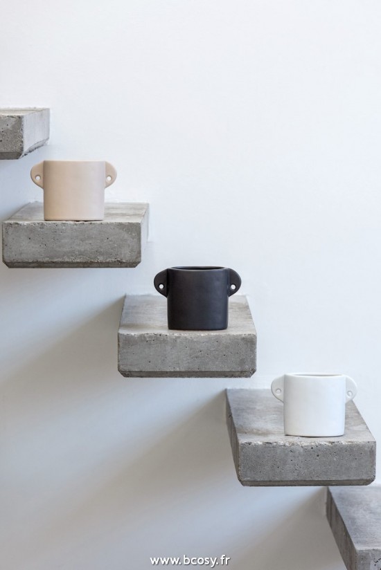 Jolipa J Line Jline Pot Renaissance Ceramique Blanc