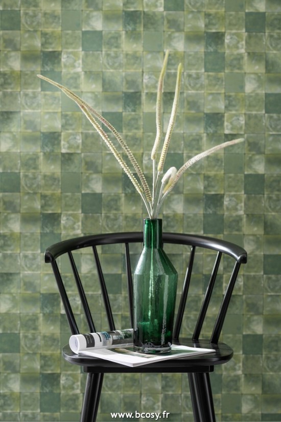 J-Line bouteilles J Line Bouteille Decorative Verre Vert Large