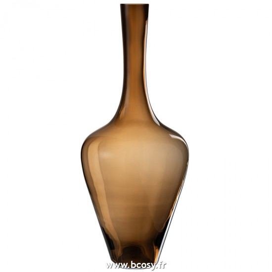 J-Line vases Jolipa J Line Jline Vase Joni Verre Ambre Large