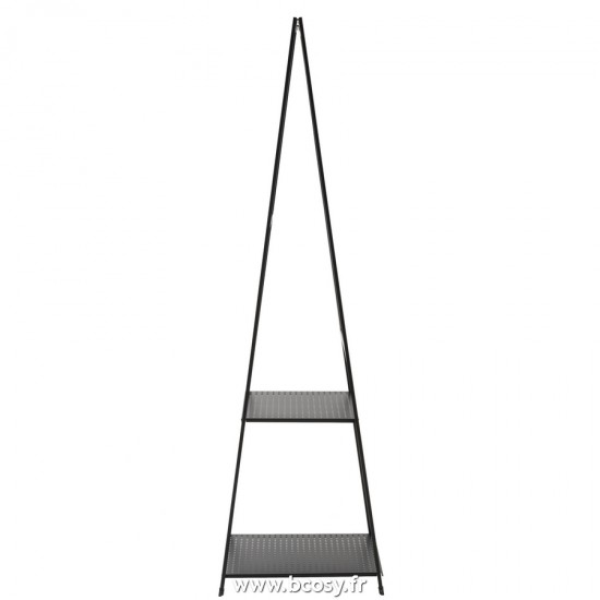 J-Line miroirs sur pied Jolipa J Line Jline Miroir Sur Pied Trous Miroir Metal Noir