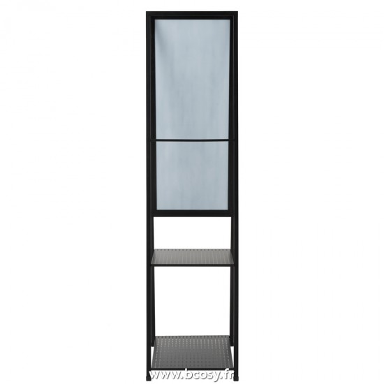 Jolipa J Line Jline Miroir Sur Pied Trous Miroir Metal Noir