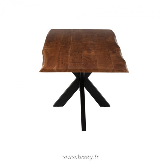 J-Line tables a manger de repas Jolipa J Line Jline Table A Ma Ger Gerard Grande Acacia Bois Marron